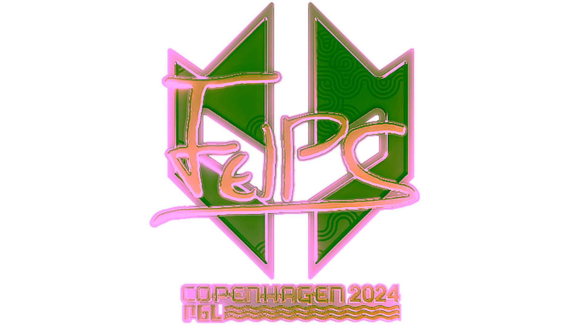 Display for Sticker | felps (Gold) | Copenhagen 2024