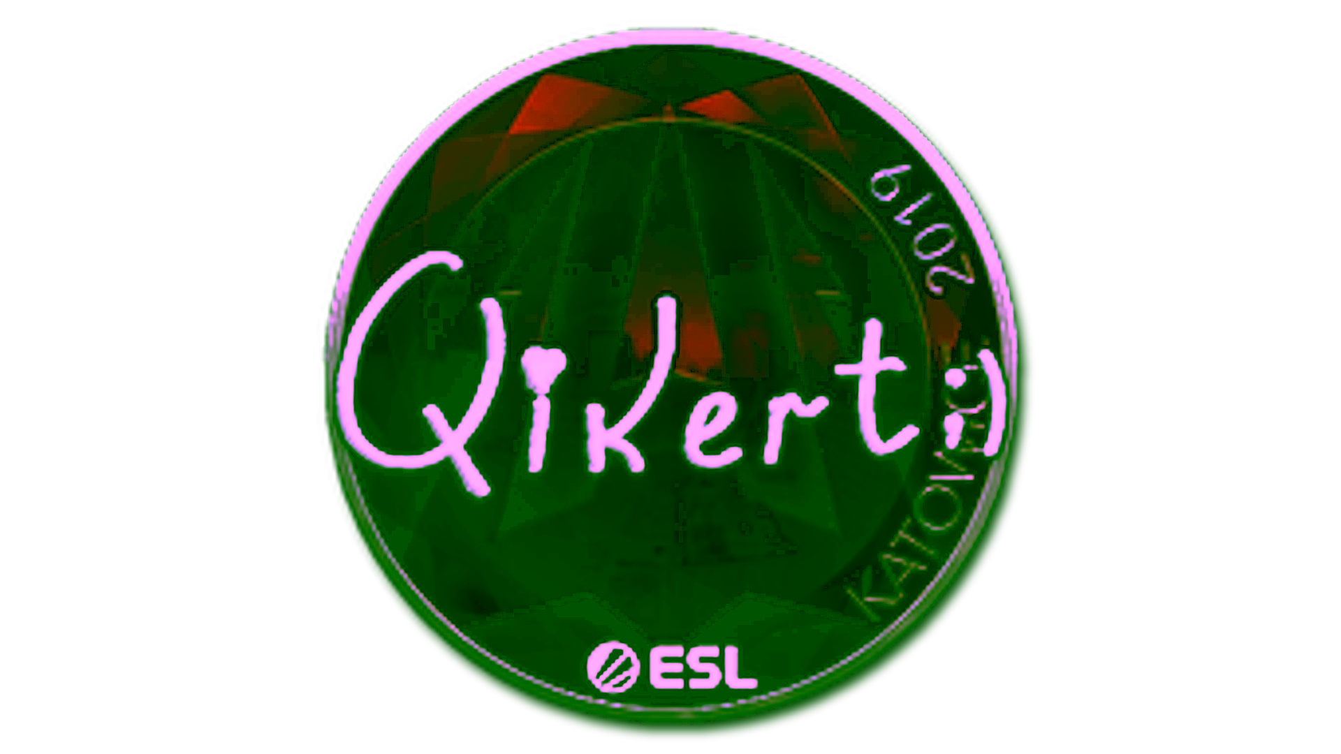 Display for Sticker | qikert (Foil) | Katowice 2019
