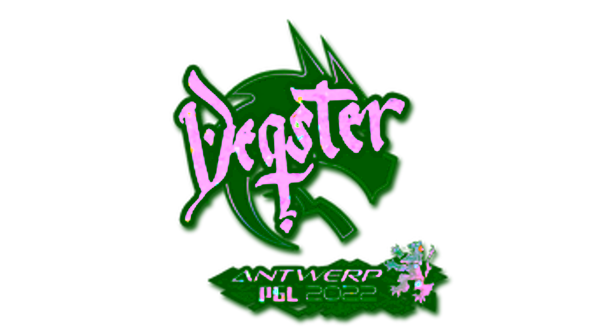 Display for Sticker | degster (Glitter) | Antwerp 2022