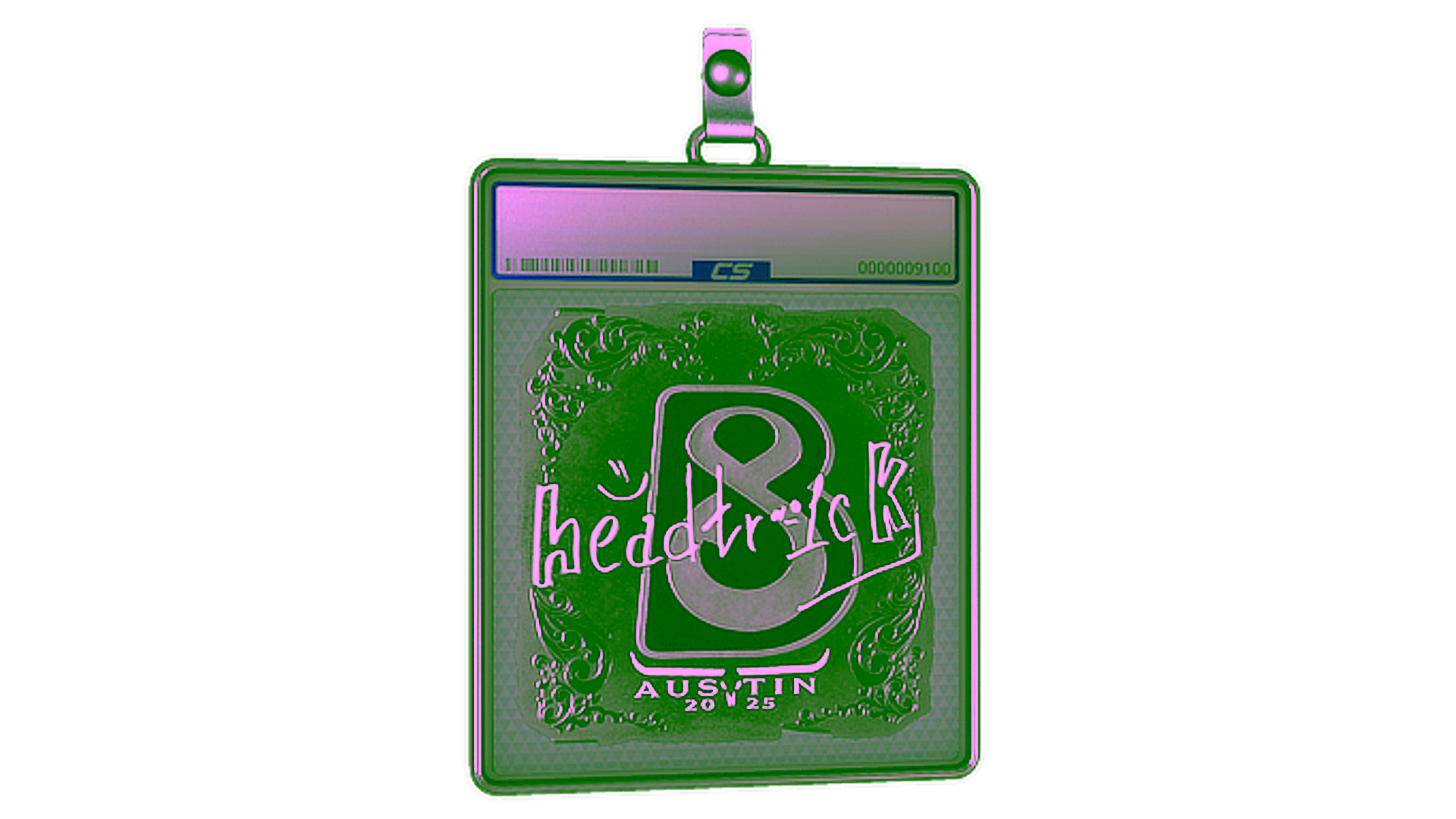 Visar för Sticker Slab | headtr1ck (Foil) | Austin 2025