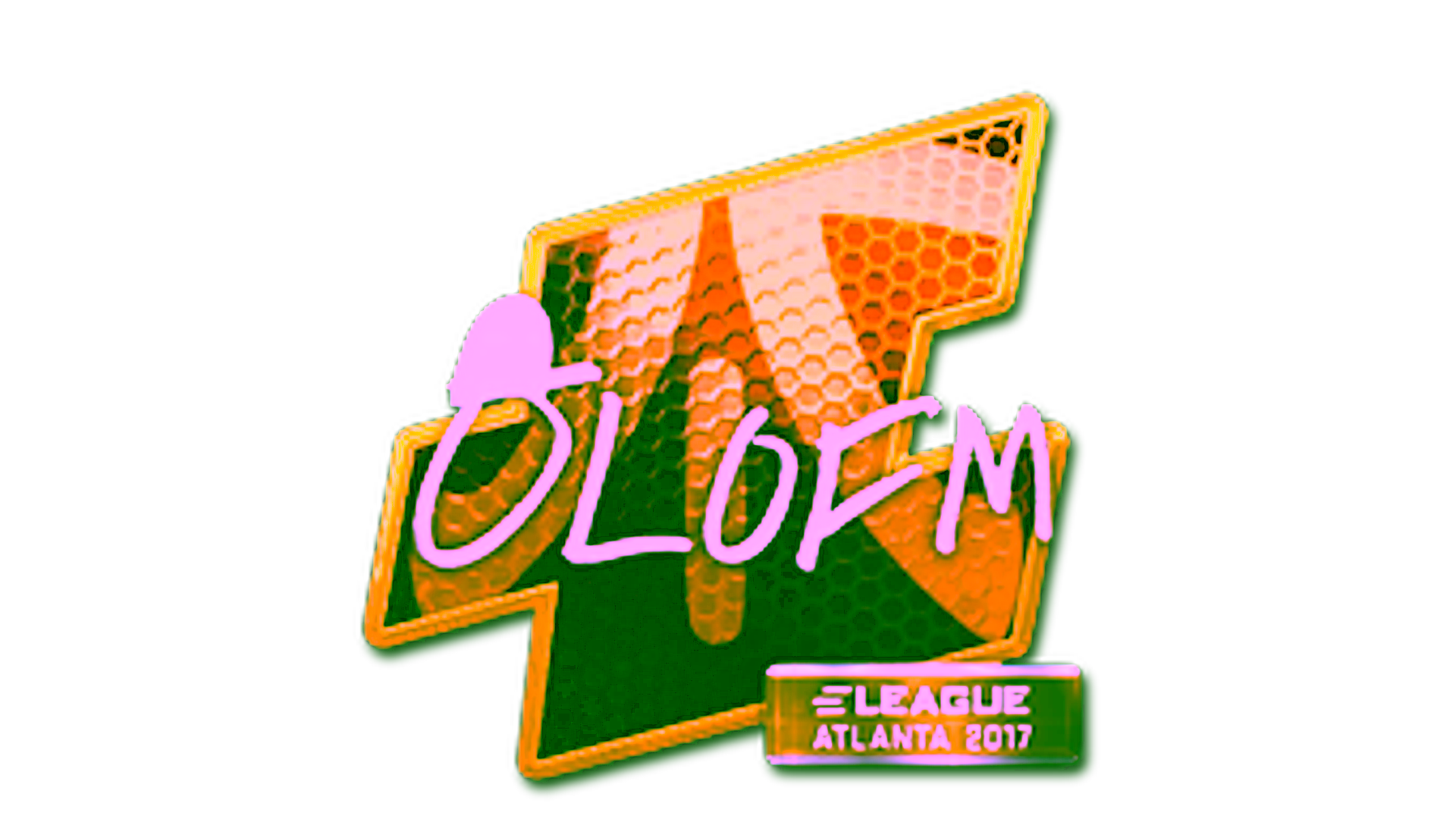 Display for Sticker | olofmeister (Foil) | Atlanta 2017