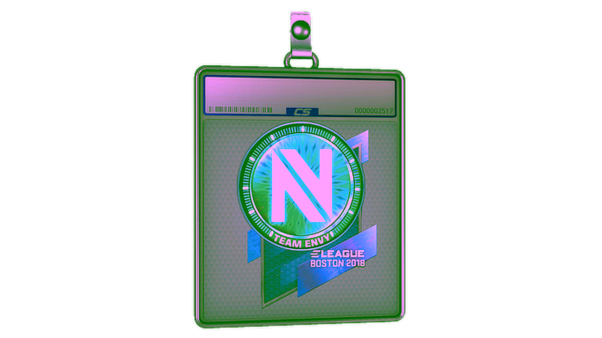 Display for Sticker Slab | Team EnVyUs (Holo) | Boston 2018