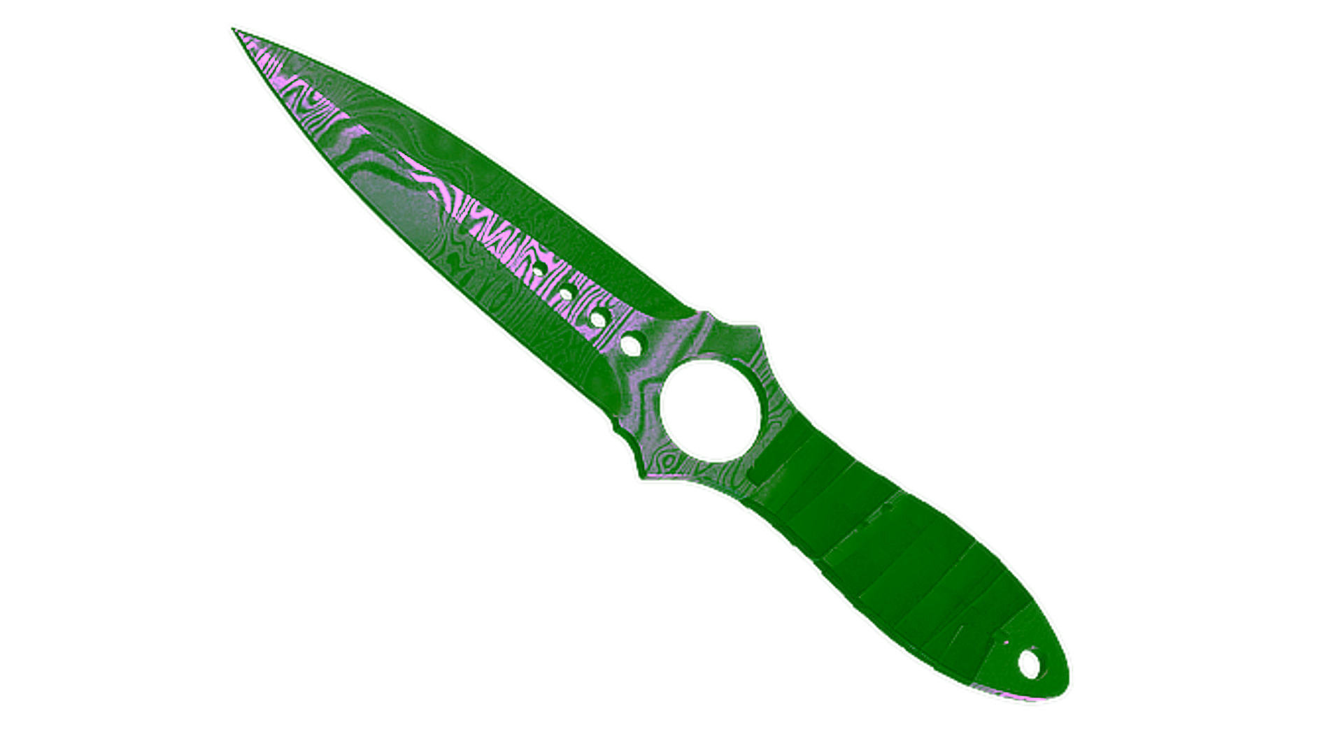 عرض لـ ★ StatTrak™ Skeleton Knife | Damascus Steel (Battle-Scarred)