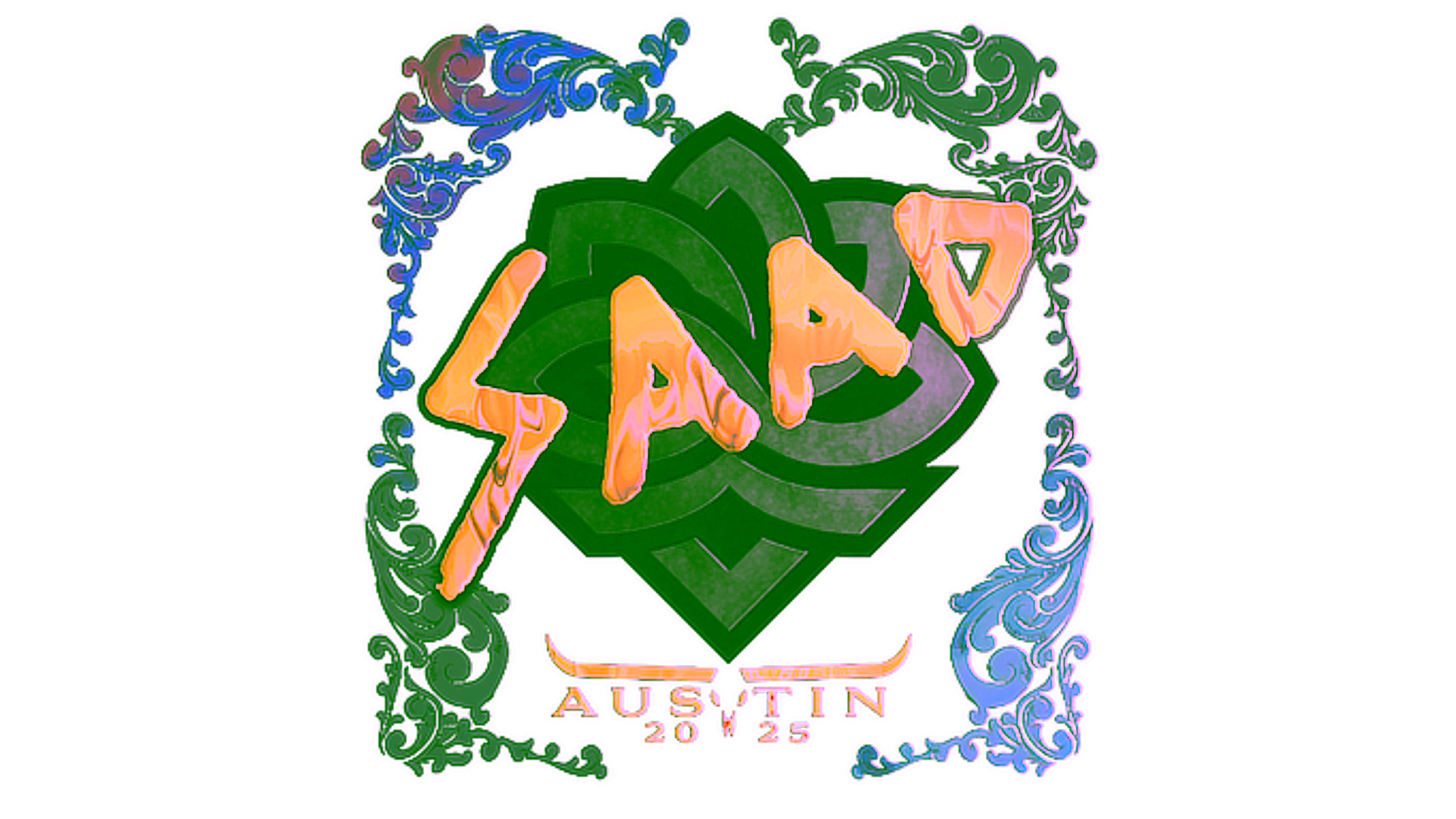 Visar för Sticker | saadzin (Holo) | Austin 2025