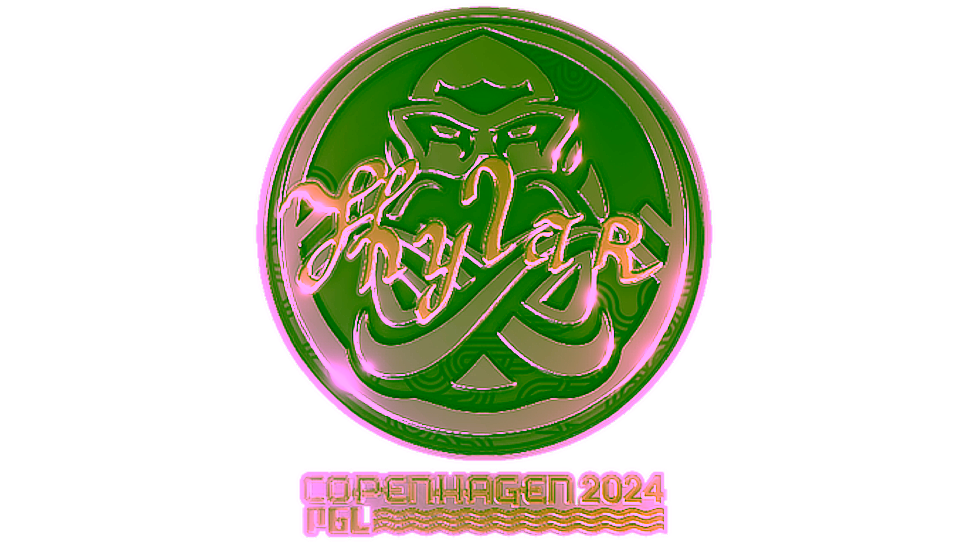 Display for Sticker | Kylar (Gold) | Copenhagen 2024
