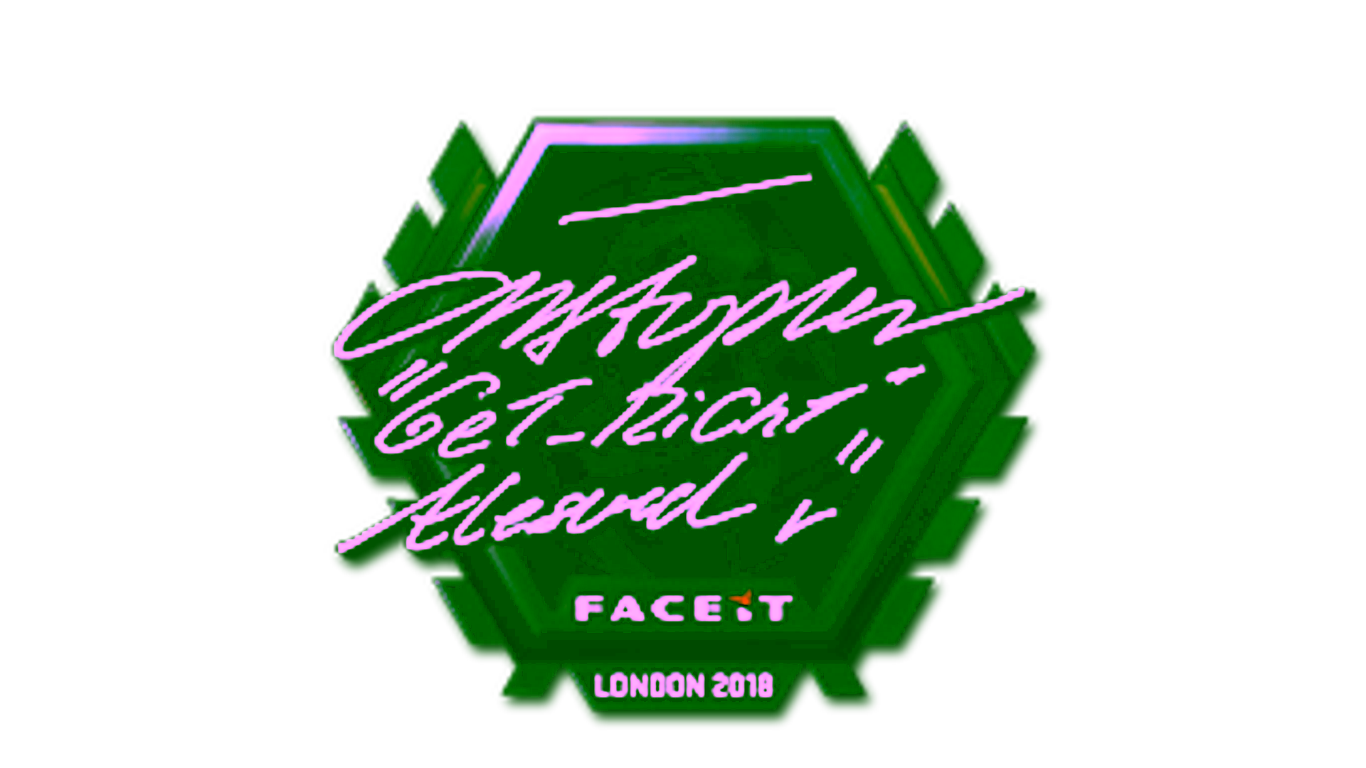 Display for Sticker | GeT_RiGhT (Foil) | London 2018
