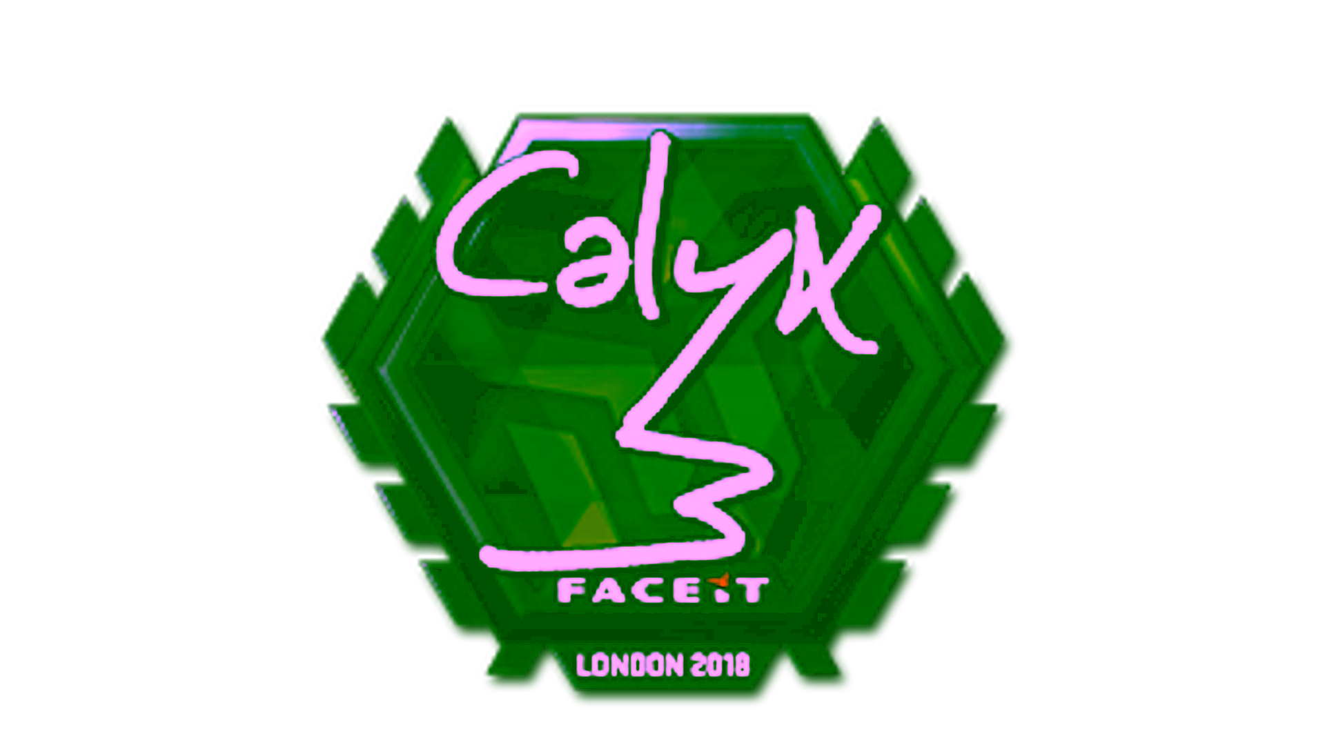 Display for Sticker | Calyx (Foil) | London 2018