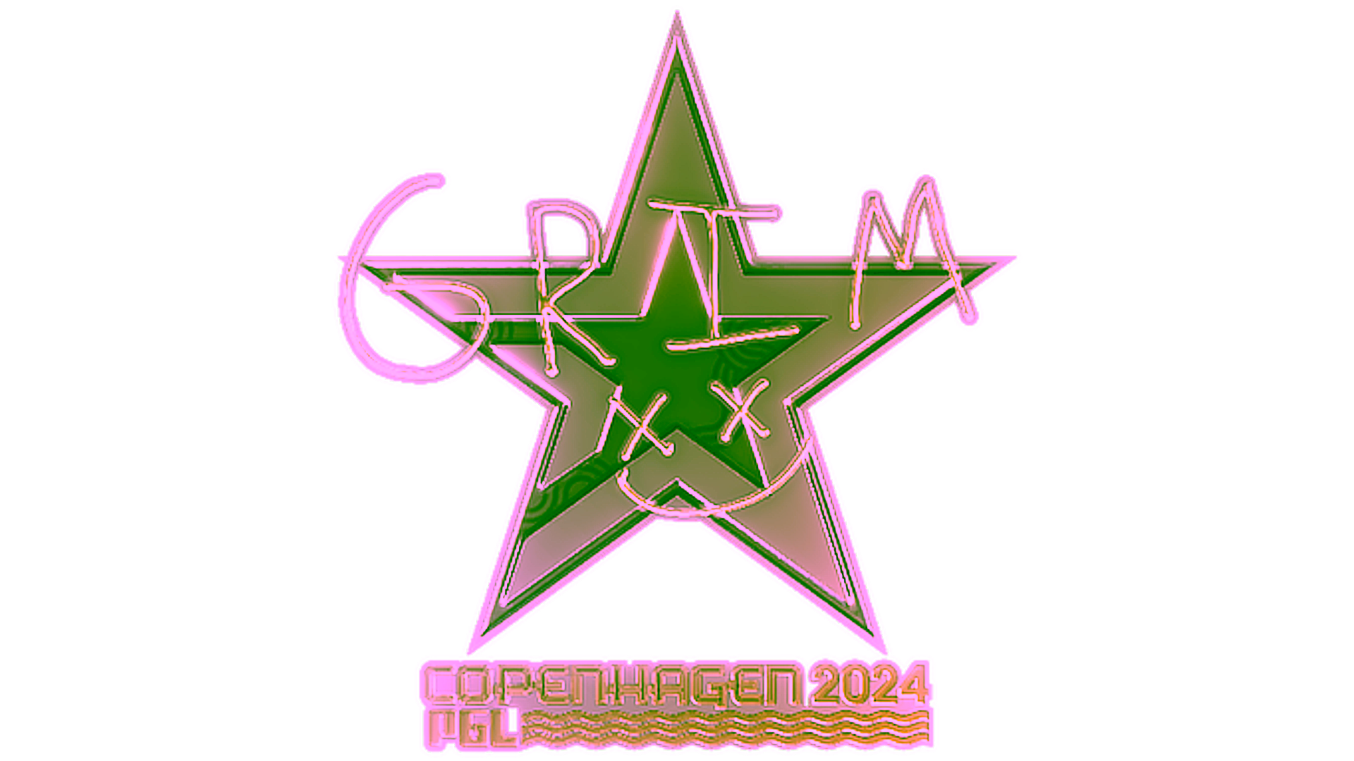 Display for Sticker | Grim (Gold) | Copenhagen 2024