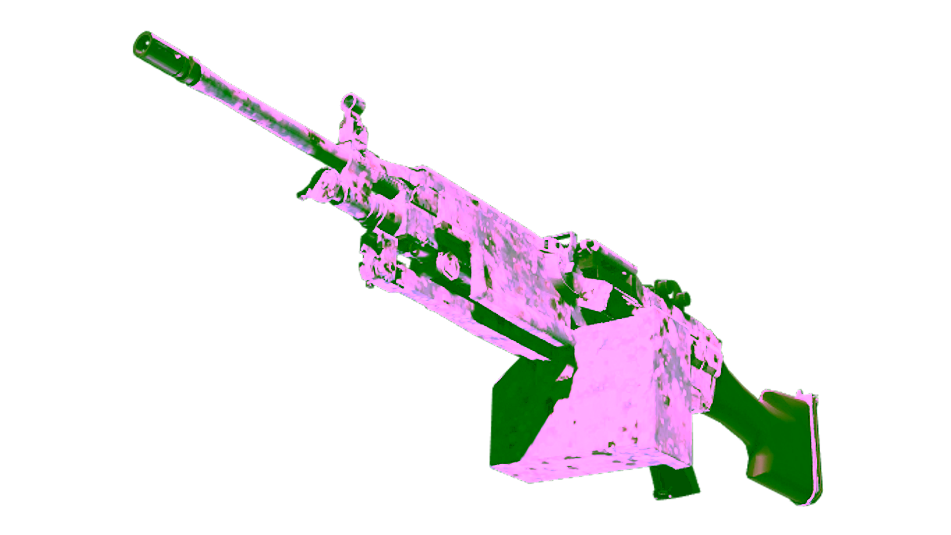 Display for Souvenir M249 | Blizzard Marbleized (Minimal Wear)