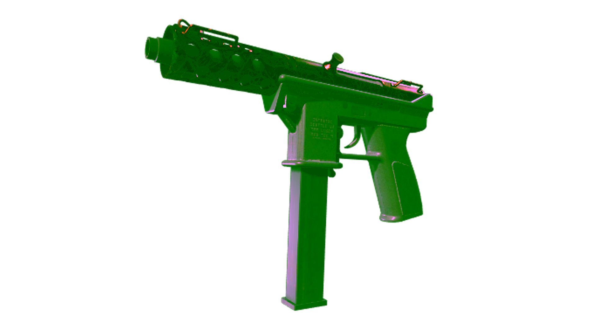 Display for Souvenir Tec-9 | Red Quartz (Factory New)