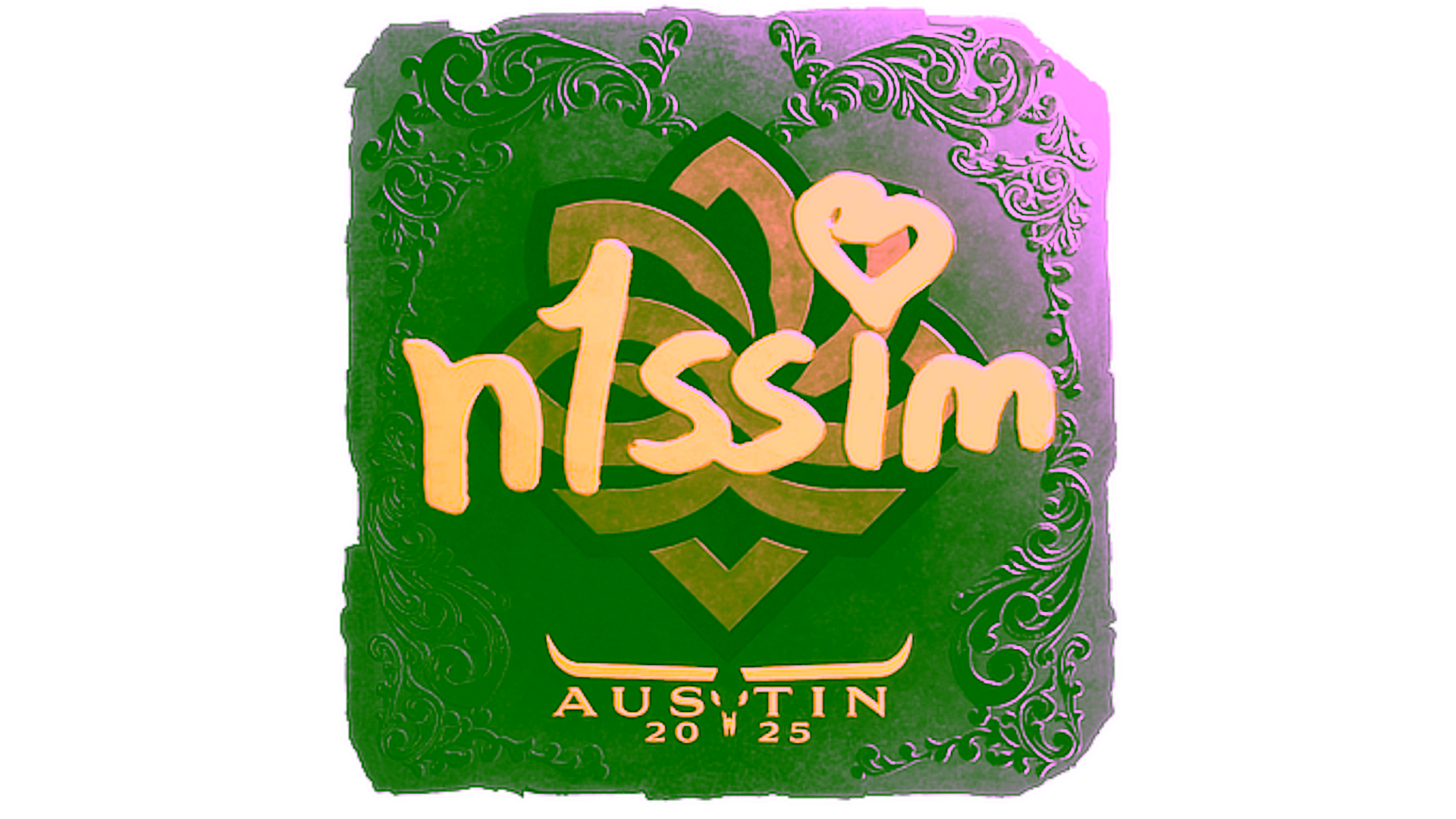 Display for Sticker | n1ssim (Foil) | Austin 2025