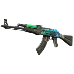 StatTrak™ AK-47 | Ice Coaled (Battle-Scarred)