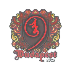 Sticker nin9 Budapest 2025