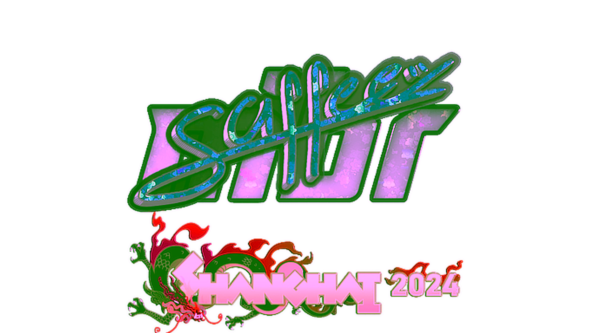 Display for Sticker | saffee (Glitter) | Shanghai 2024