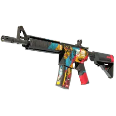 M4A4 | Cyber Security (Battle-Scarred)