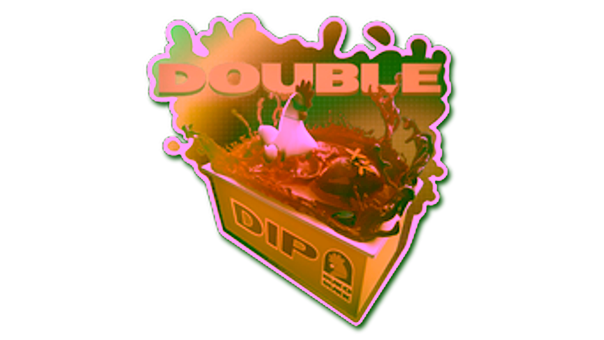 Visar för Sticker | Double Dip (Holo)