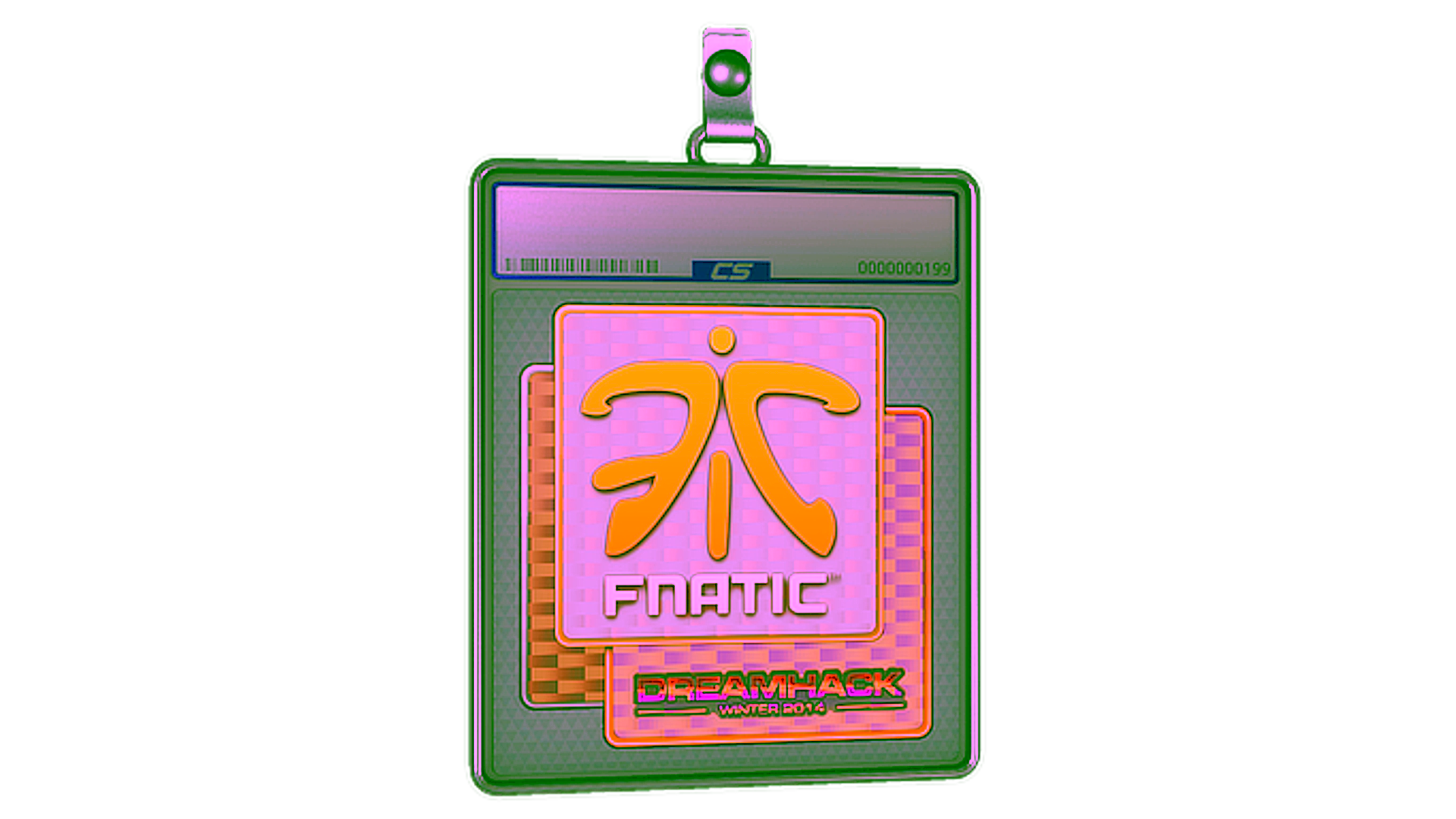 Display for Sticker Slab | Fnatic (Holo) | DreamHack 2014