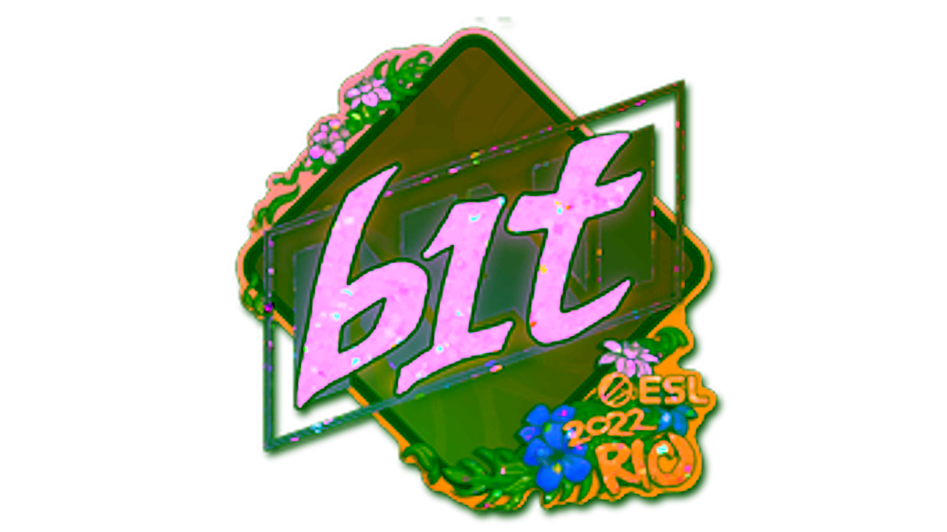 Display for Sticker | b1t (Glitter) | Rio 2022