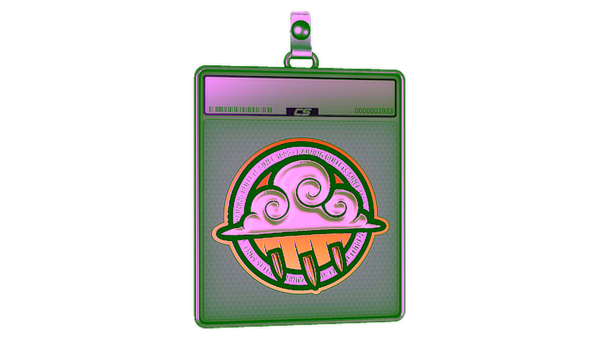 عرض لـ Sticker Slab | Bullet Rain (Foil)