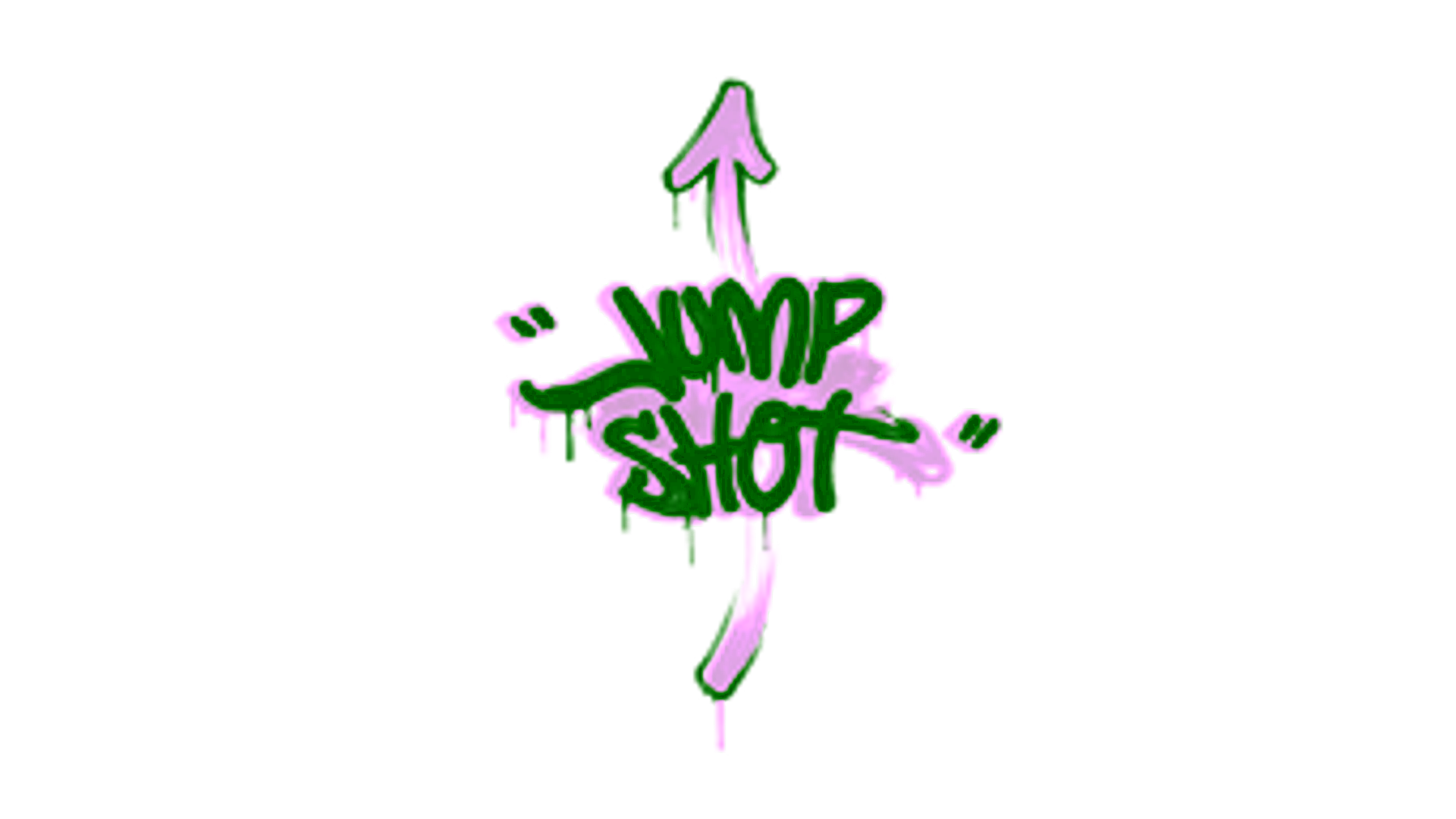 Display for Sealed Graffiti | Jump Shot (Cash Green)