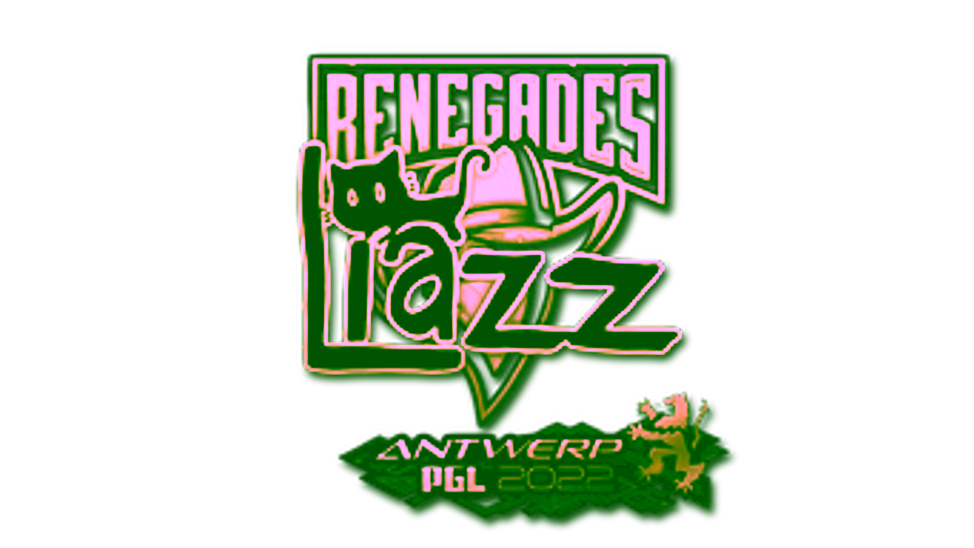 Display for Sticker | Liazz (Gold) | Antwerp 2022