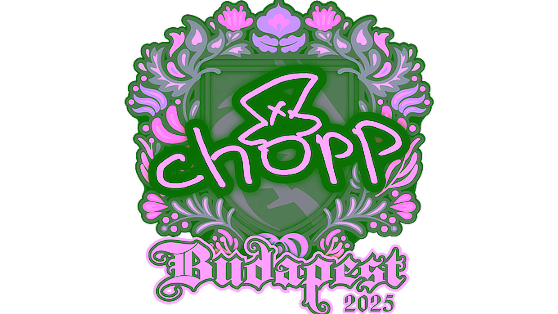 Display for Sticker | chopper | Budapest 2025