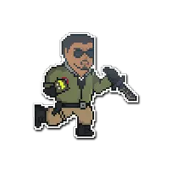 Sticker Retro Leet