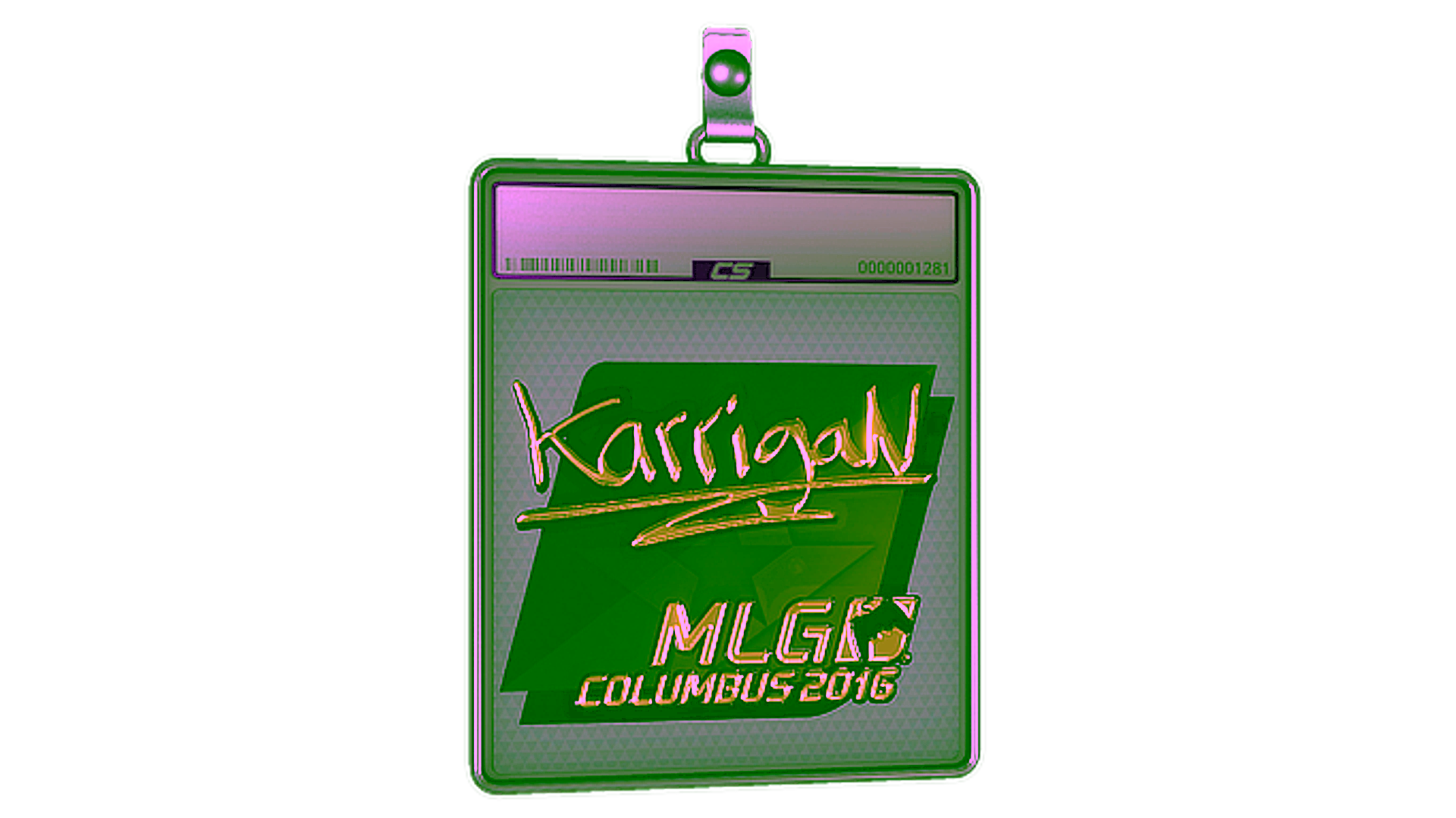 Rodyti Sticker Slab | karrigan (Gold) | MLG Columbus 2016
