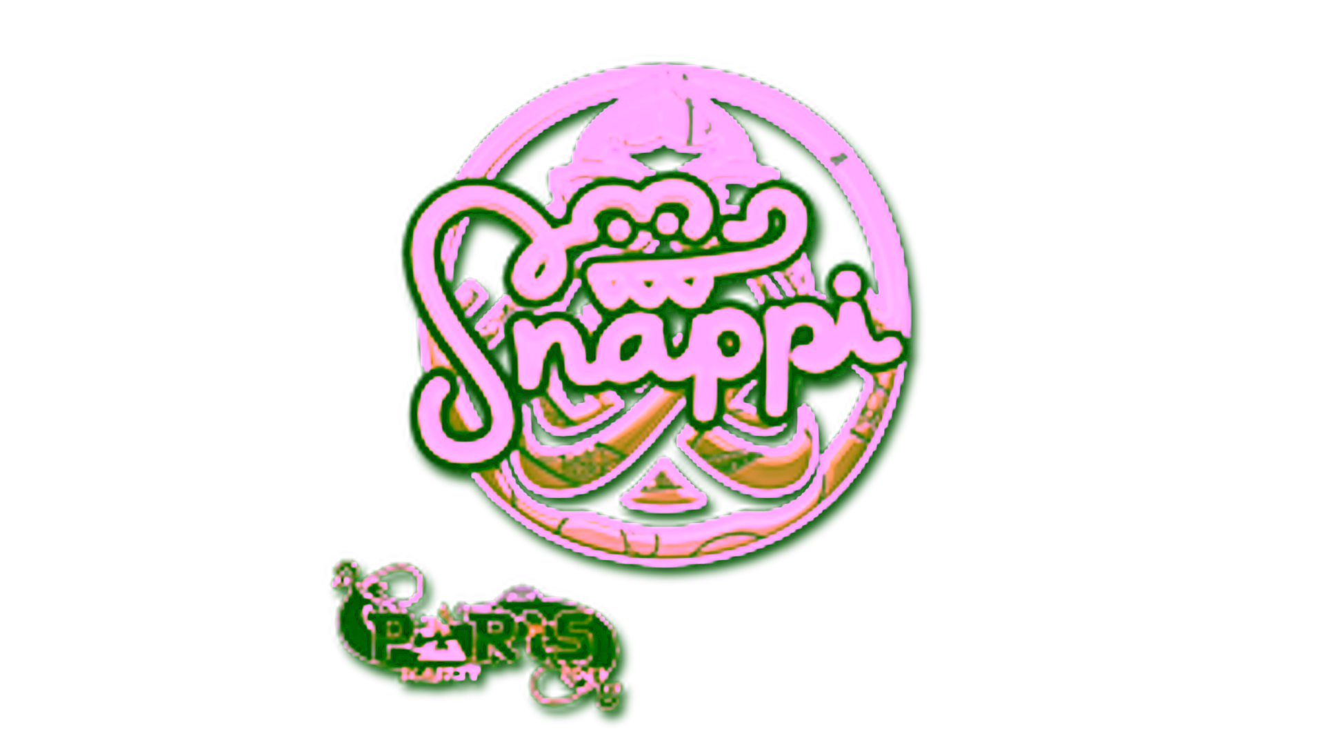 Display for Sticker | Snappi (Gold) | Paris 2023