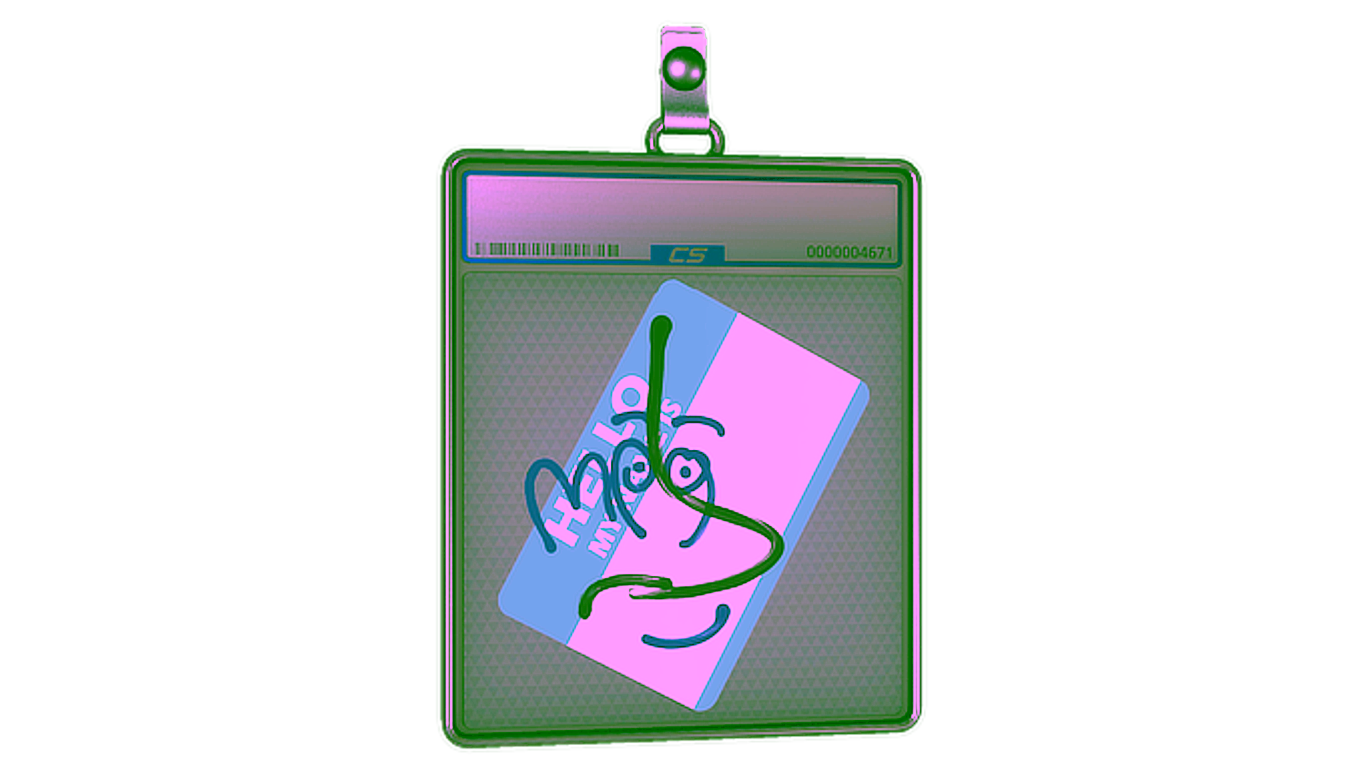 Display for Sticker Slab | Hello MP9