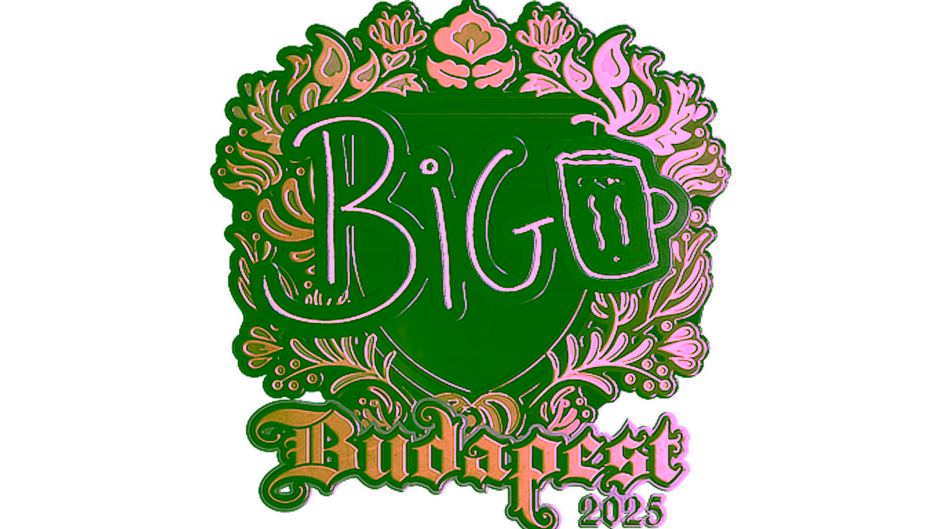 Display for Sticker | biguzera (Gold) | Budapest 2025