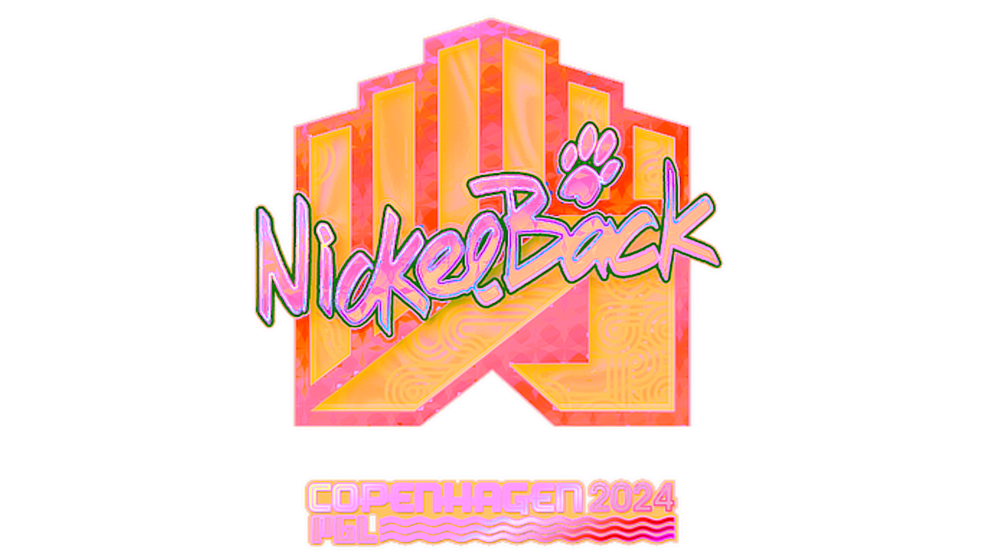 Visar för Sticker | NickelBack (Holo) | Copenhagen 2024
