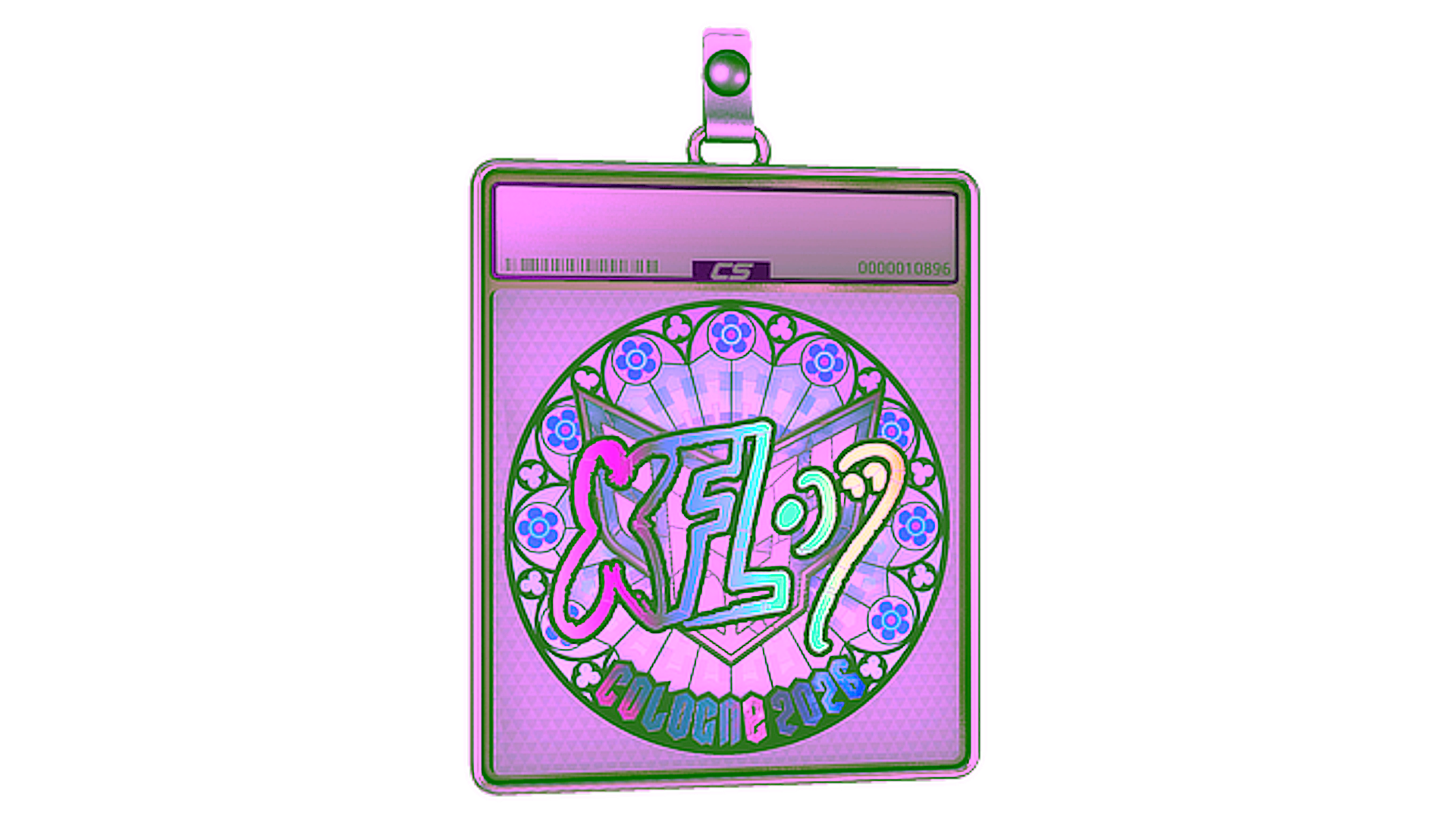 Display for Sticker Slab | xfl0ud (Holo) | Cologne 2026