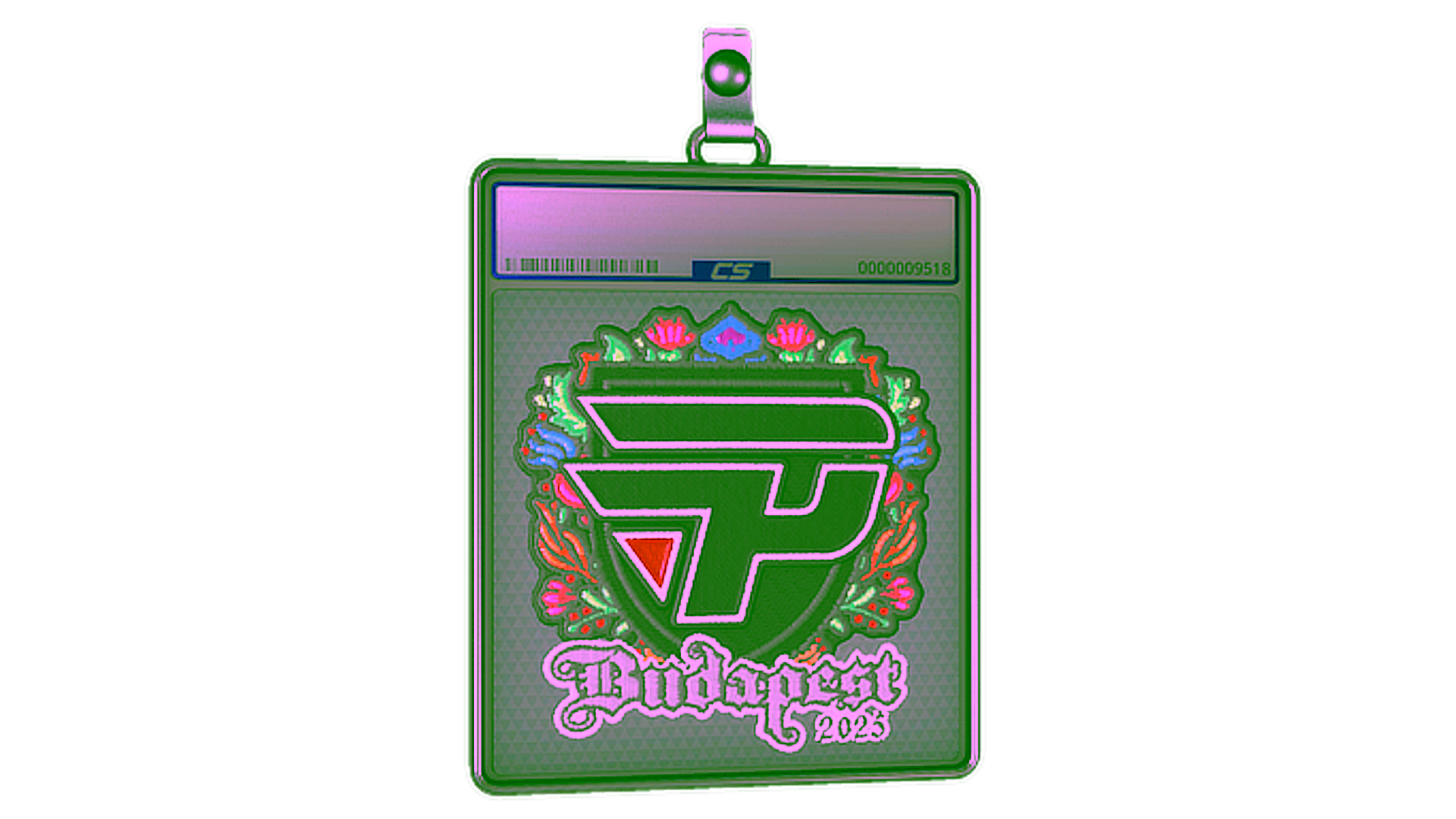 Display for Sticker Slab | paiN Gaming (Embroidered) | Budapest 2025