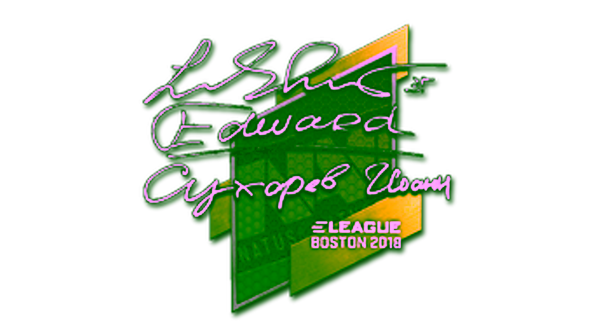 Display for Sticker | Edward | Boston 2018