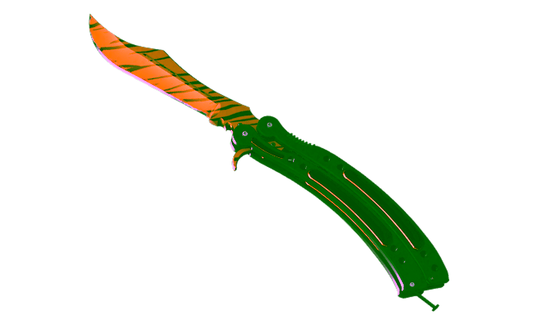 Display for ★ Butterfly Knife | Tiger Tooth (Factory New)