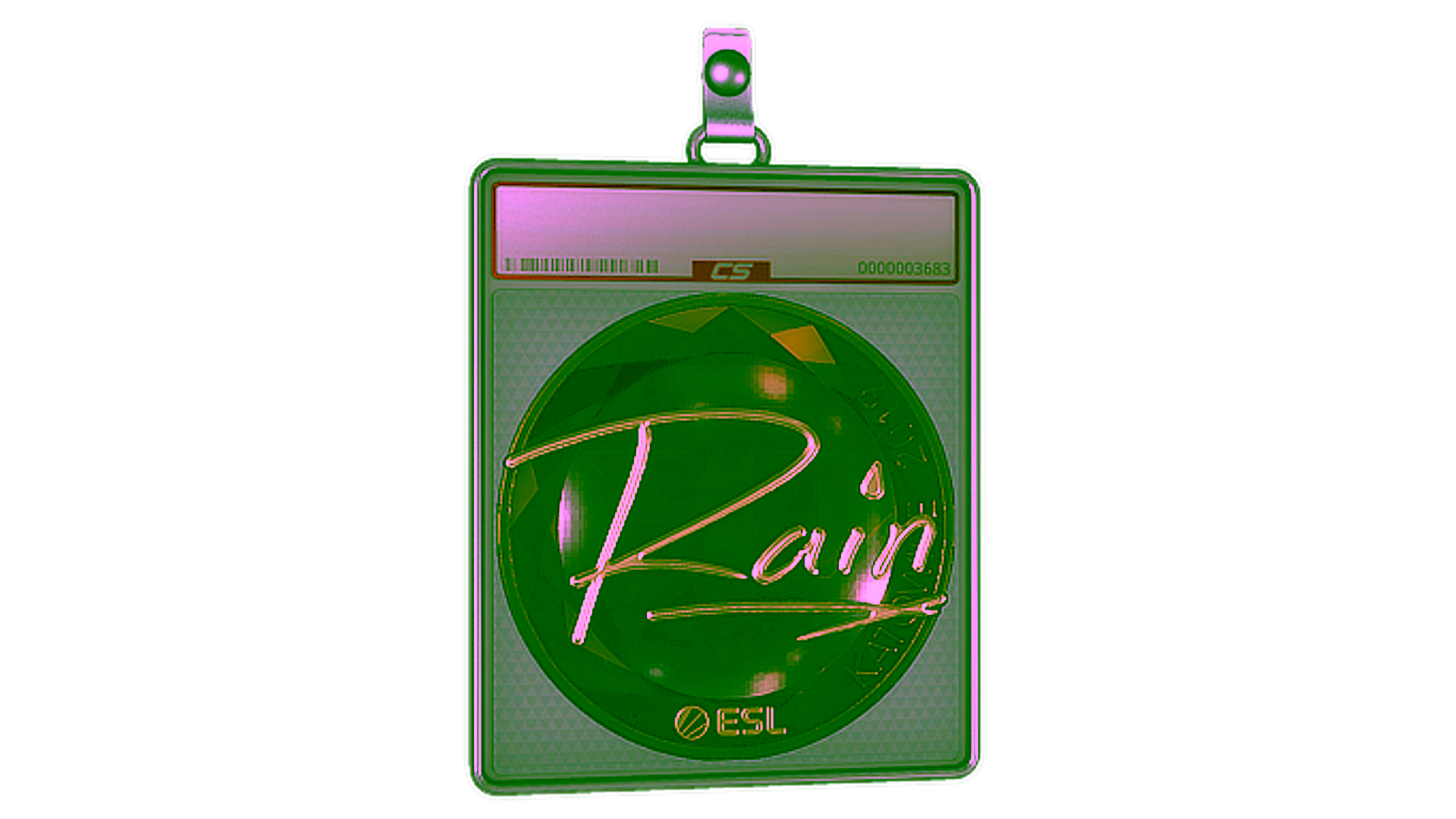 Sticker Slab | rain (Gold) | Katowice 2019 için görüntü