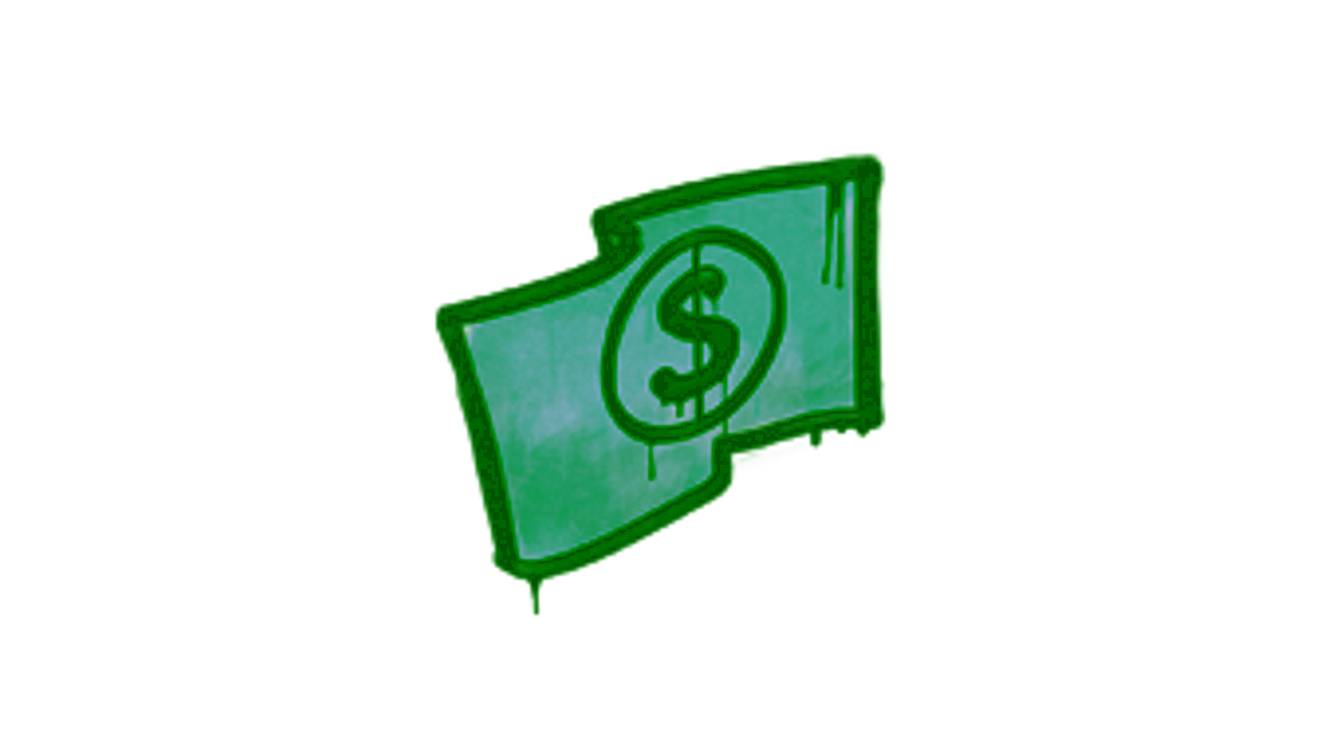 Display for Sealed Graffiti | Keep the Change (Frog Green)