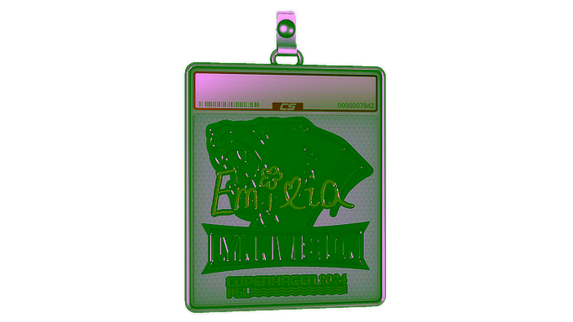 Display for Sticker Slab | EmiliaQAQ (Gold) | Copenhagen 2024