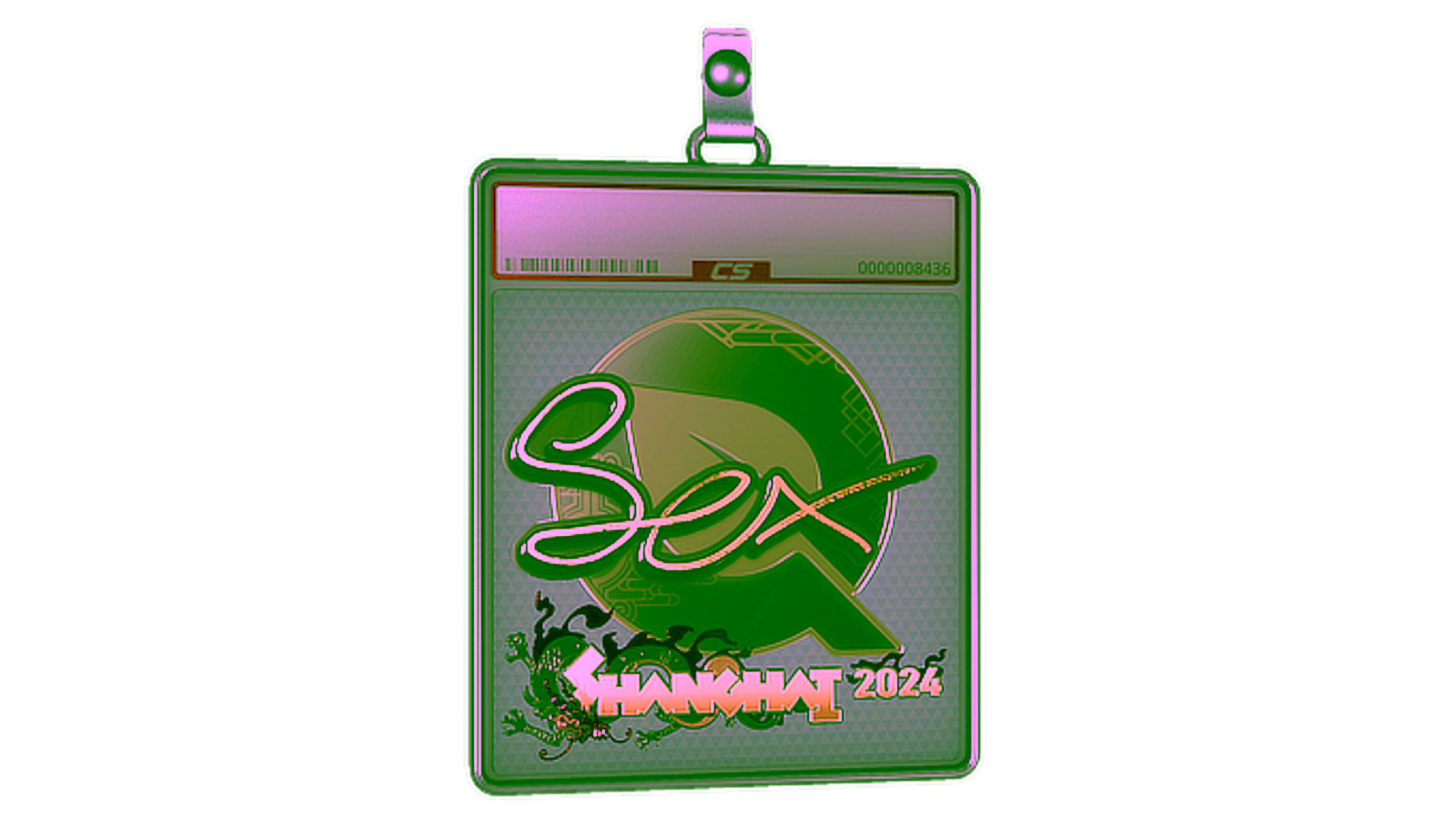 عرض لـ Sticker Slab | dexter (Gold) | Shanghai 2024