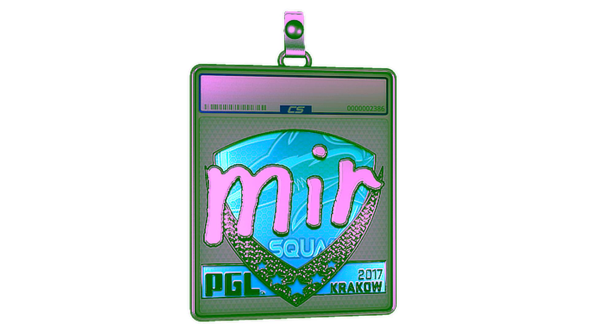 Display for Sticker Slab | mir (Foil) | Krakow 2017