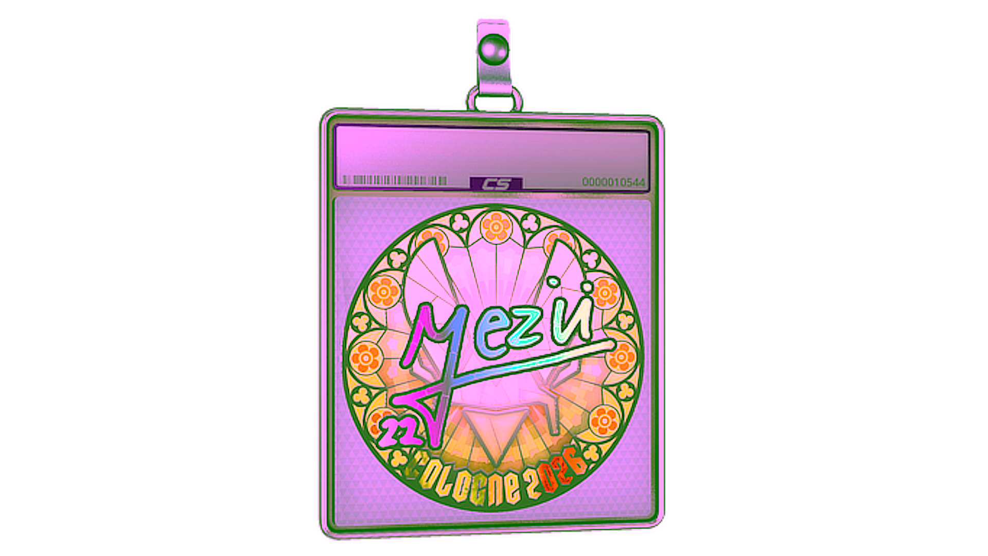 Display for Sticker Slab | mezii (Holo) | Cologne 2026
