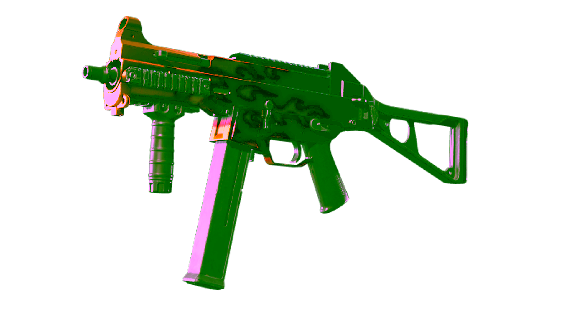 Display for Souvenir UMP-45 | Blaze (Minimal Wear)