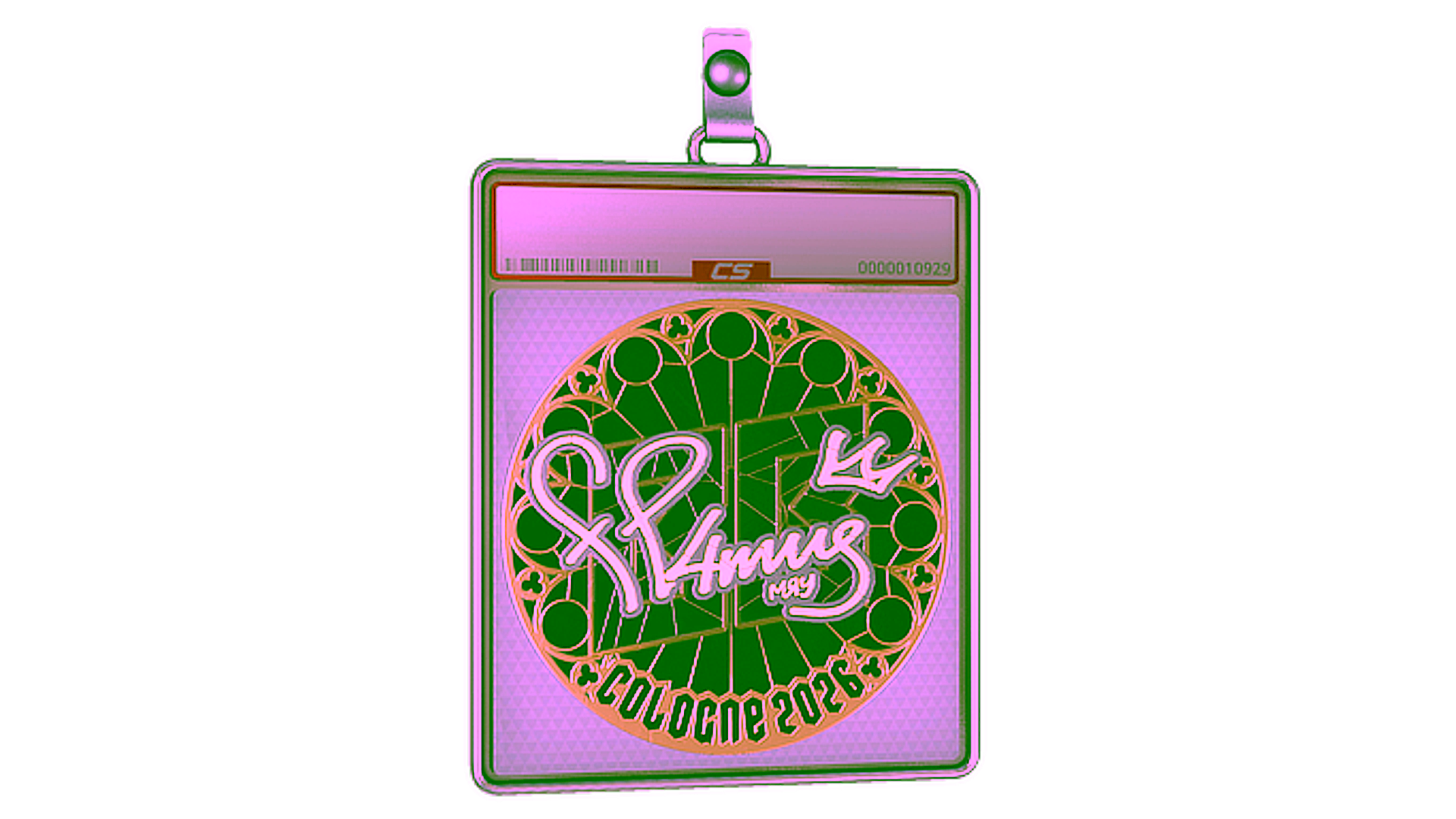 Display for Sticker Slab | FL4MUS (Gold) | Cologne 2026