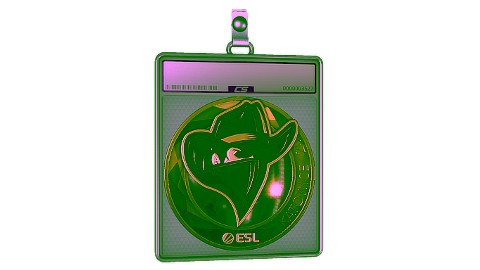 Display for Sticker Slab | Renegades (Gold) | Katowice 2019
