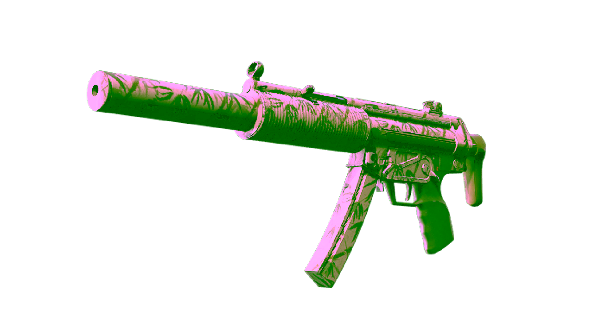 Display for Souvenir MP5-SD | Bamboo Garden (Well-Worn)