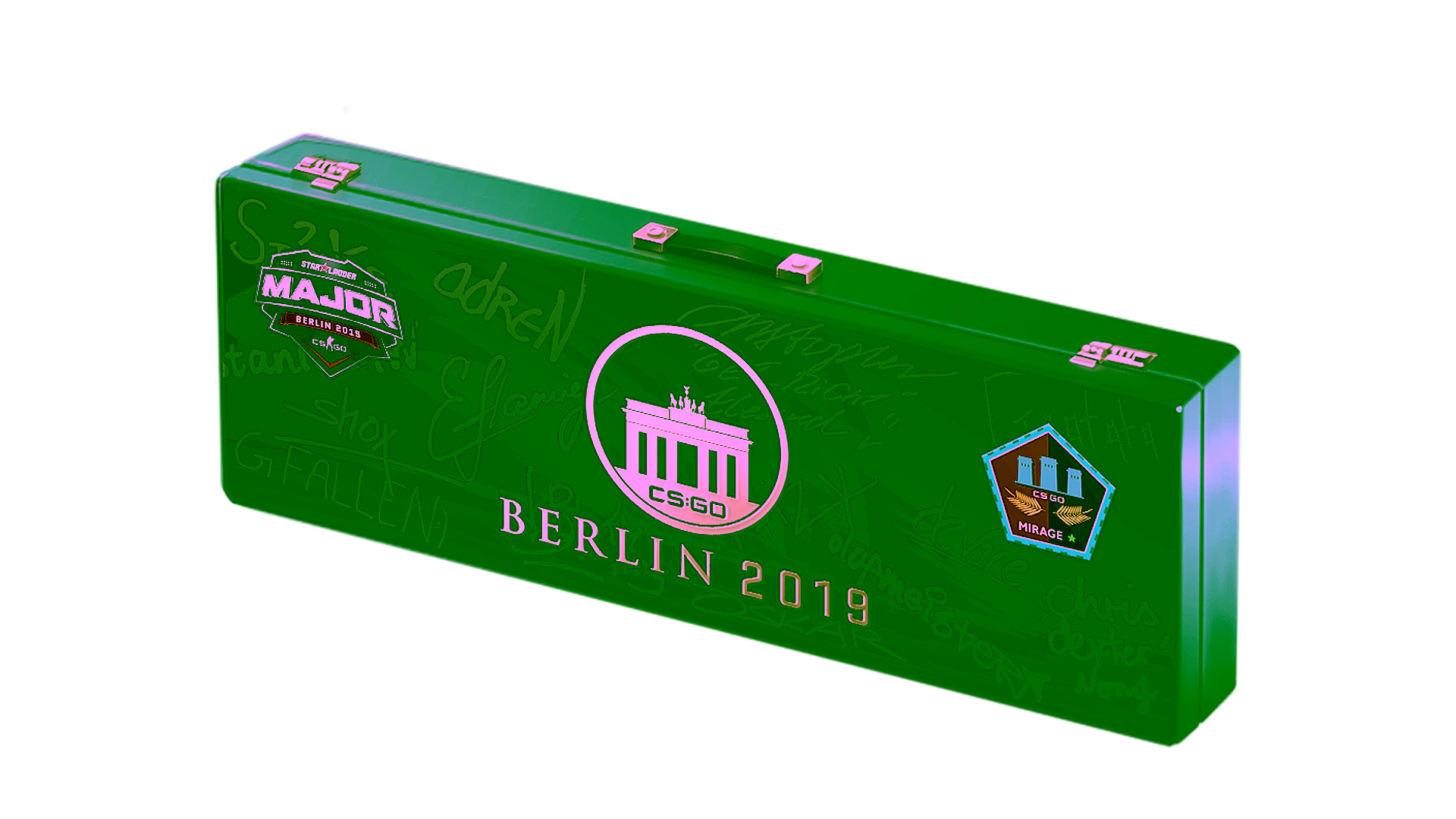 Display for Berlin 2019 Mirage Souvenir Package