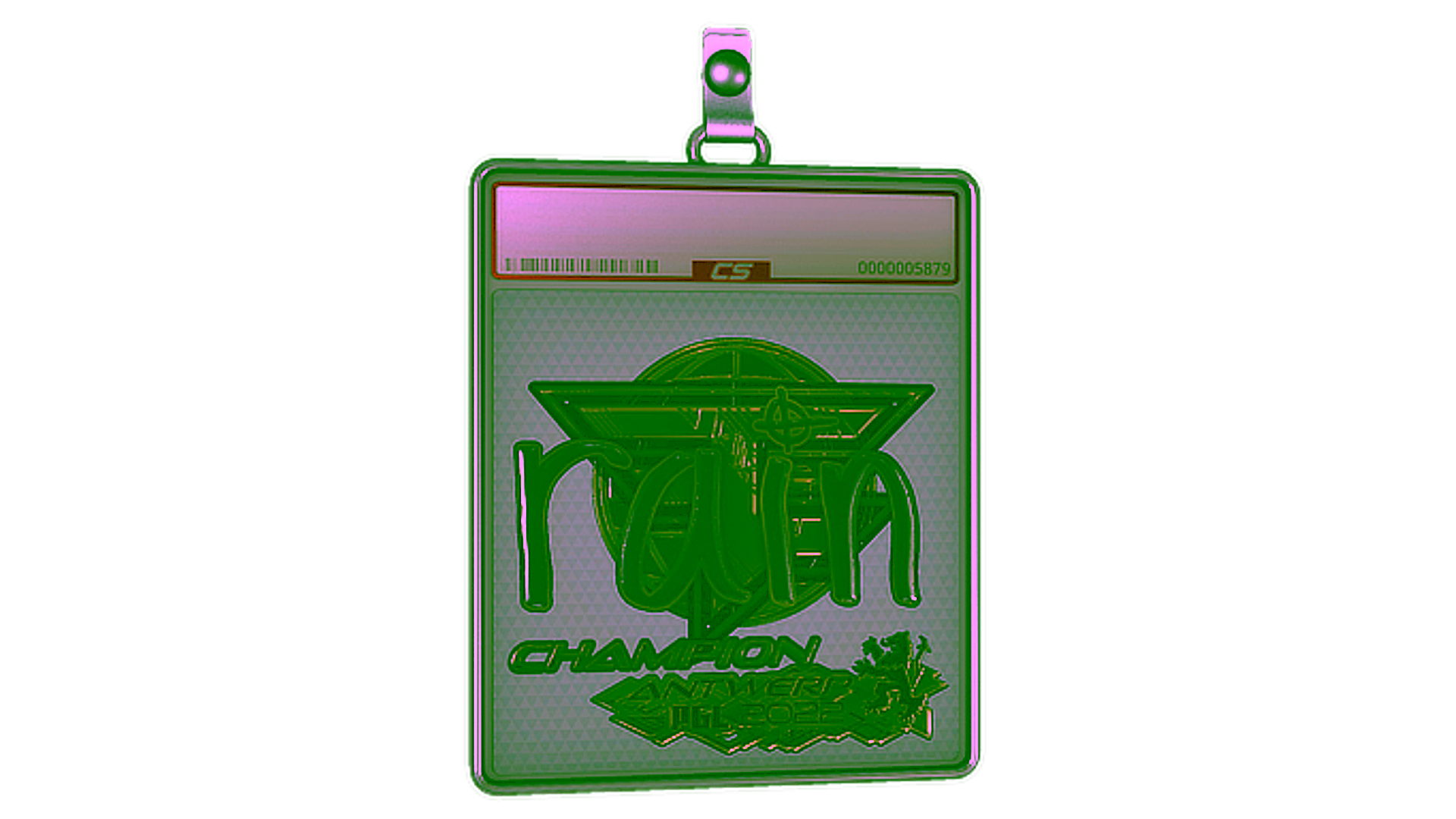 Display for Sticker Slab | rain (Gold, Champion) | Antwerp 2022