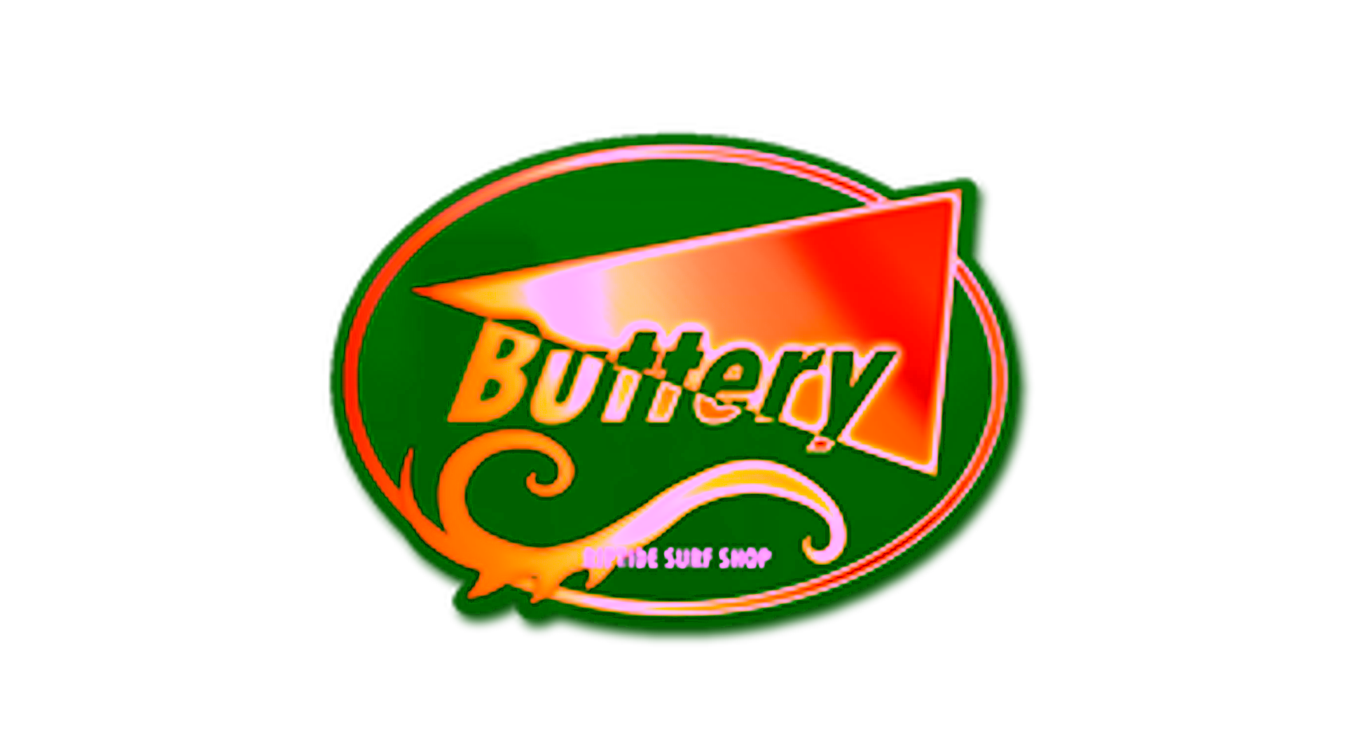 Display for Sticker | Flame Buttery (Holo)