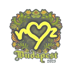 Sticker ropz Budapest 2025
